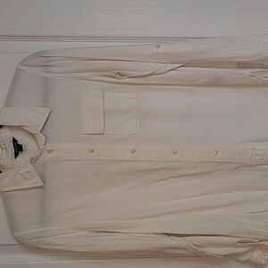 RWCO Off White Long Button Down Shirt